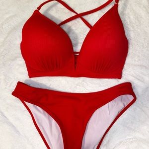 Red Swim Set